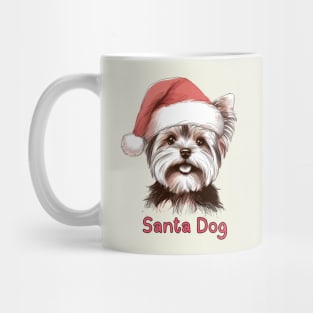 Santa Dog - Yorkshire Terrier Mug